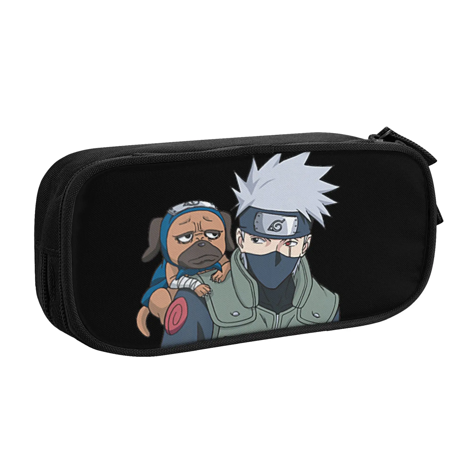 Large Capacity Bags for Child Cartoon Naruto Shippuden Kakashi Pakkun  Handheld Study Bag for Boys Gilrs Kids