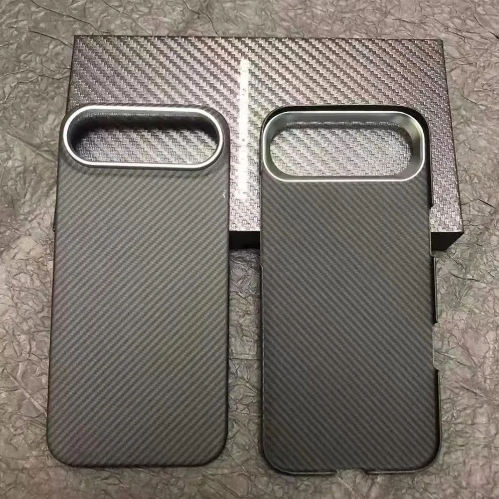 

For IPhone 17Air Protective Case Business Phone Aramid Fiber Phone Case Strong Magnetic Safe Case Aramid Fiber Cover Accessories