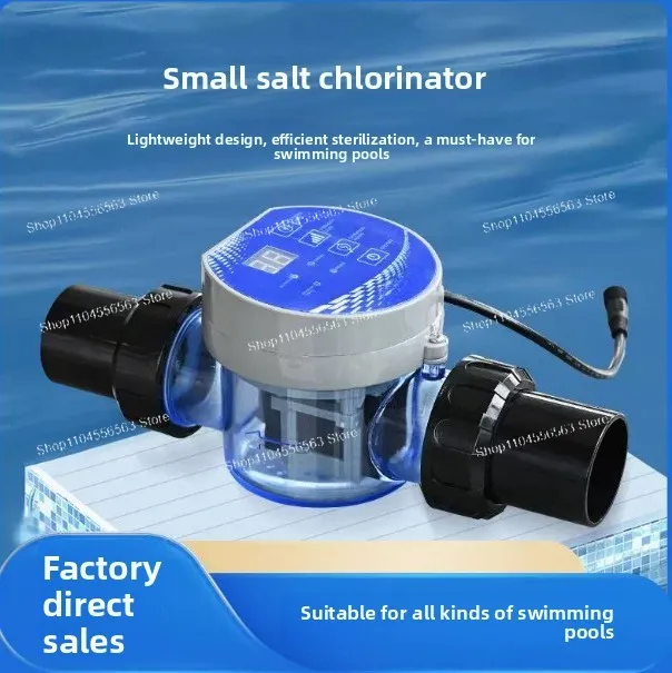 12V 2.5g/h Small Swimming Pool Salt Chlorine Generator for Filtration, Disinfection and Sterilization