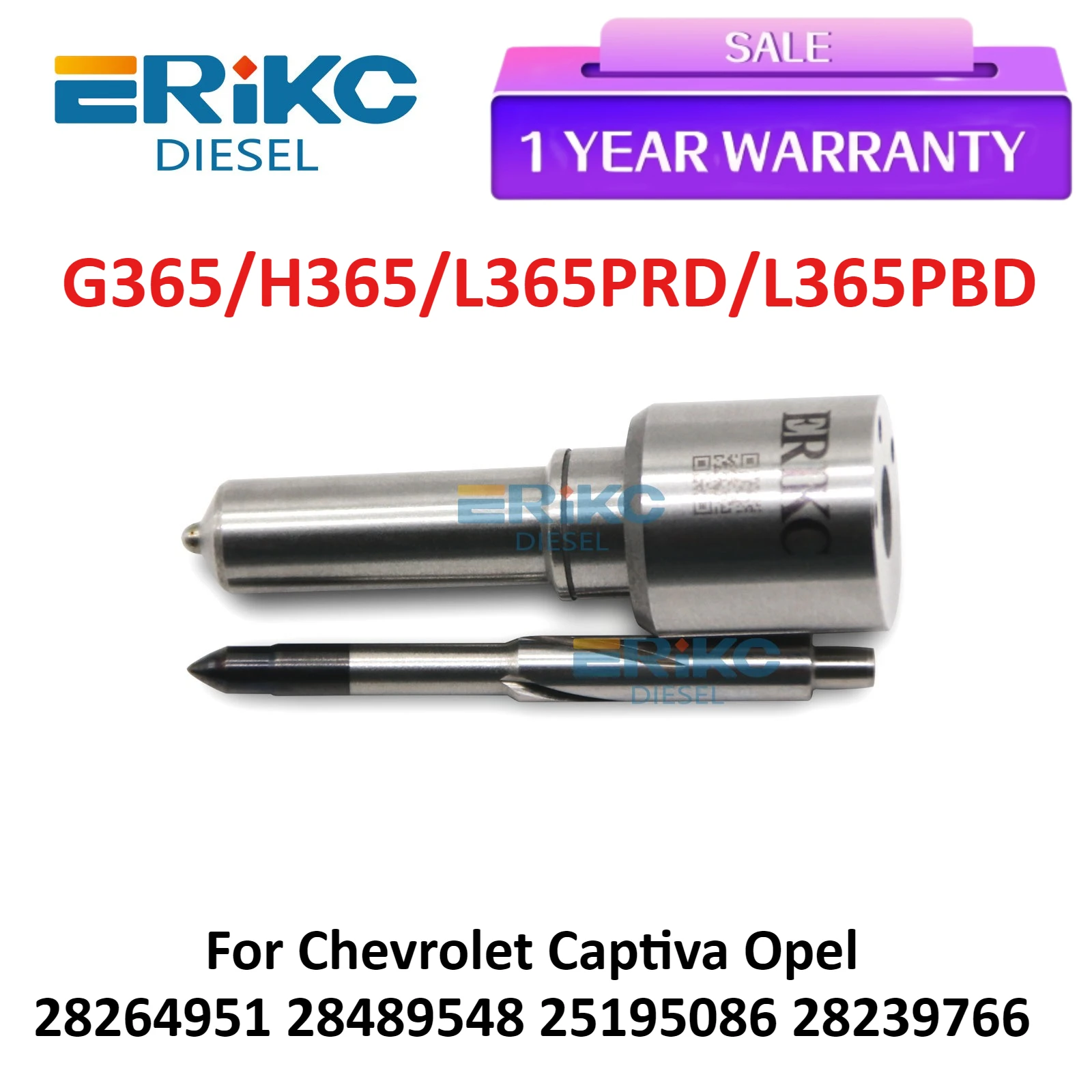 

Форсунка инжектора Common Rail для дизельного топлива G365 H365 L365PRD L365PBD для Chevrolet Captiva Opel 28264951 28489548 25195086 28239766