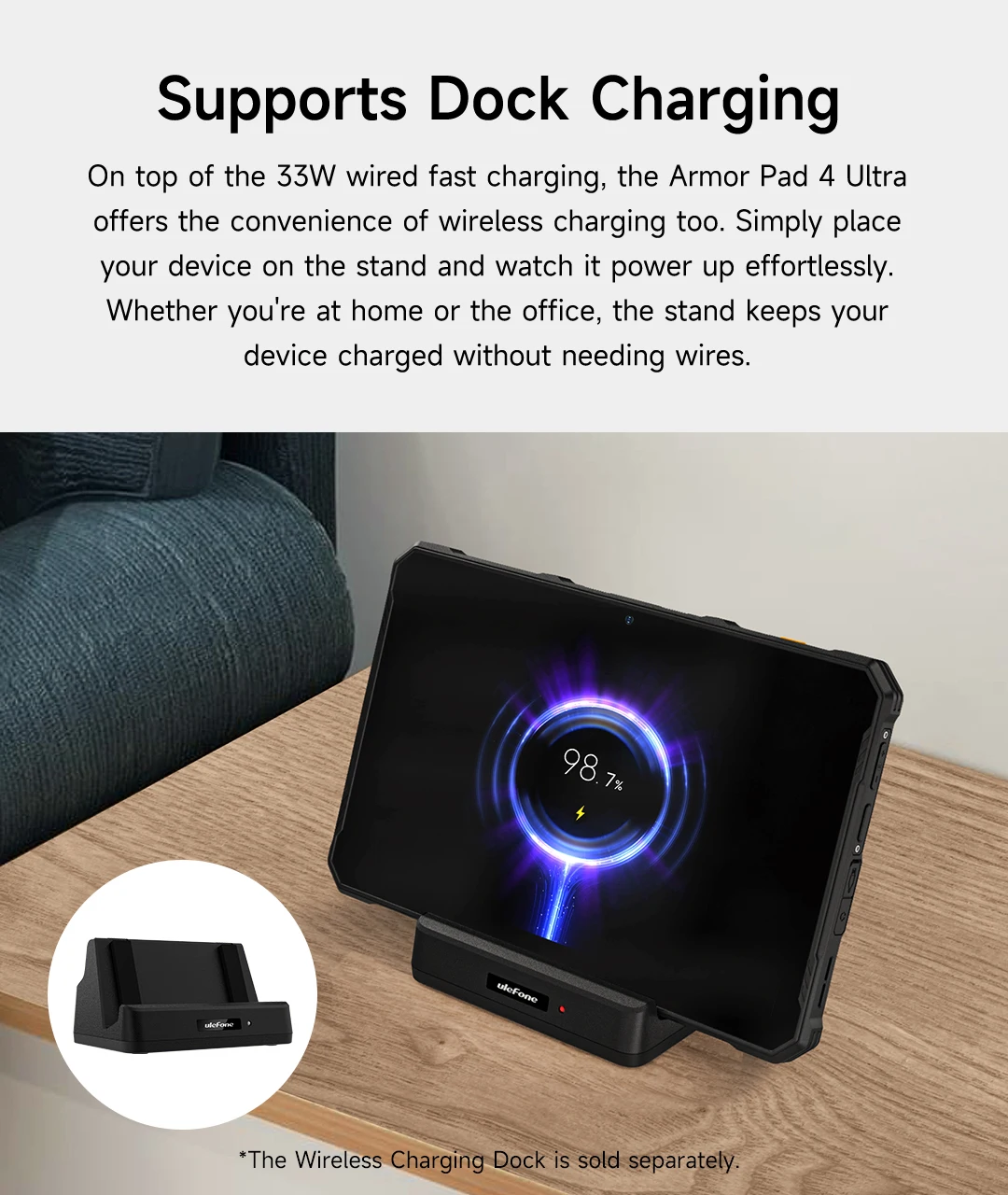 Ulefone Armor Pad 4 Ultra 5G Rugged Tablet Thermal Imaging 10.36' 2K Up to 16GB RAM 256GB ROM 11800 mAh Battery Android Global