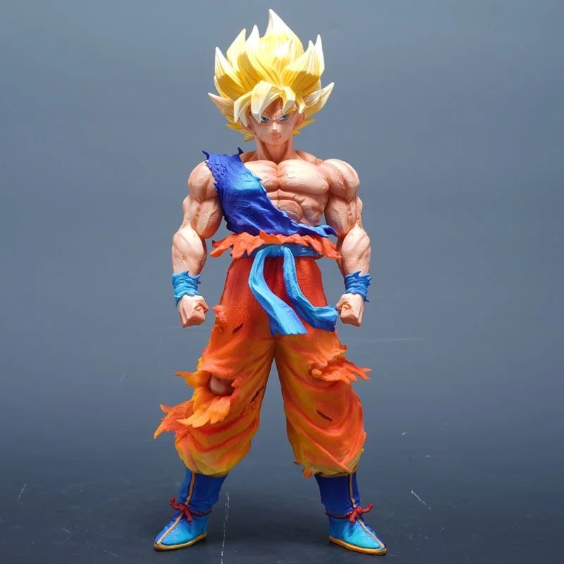 28-30 سنتيمتر لعبة دراغون بول أنيمي الشكل سوبر سايان جوكو الاتجاه عمل أرقام تحصيل لعبة سطح المكتب اكسسوارات الهدايا