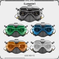 Lumenier AXII HD 2 Patch Visor 5.8GHz 8.4dBi with AXII HD 2 Stubby LHCP Antenna Combo Set for DJI Digital HD FPV Goggles RP-SMA