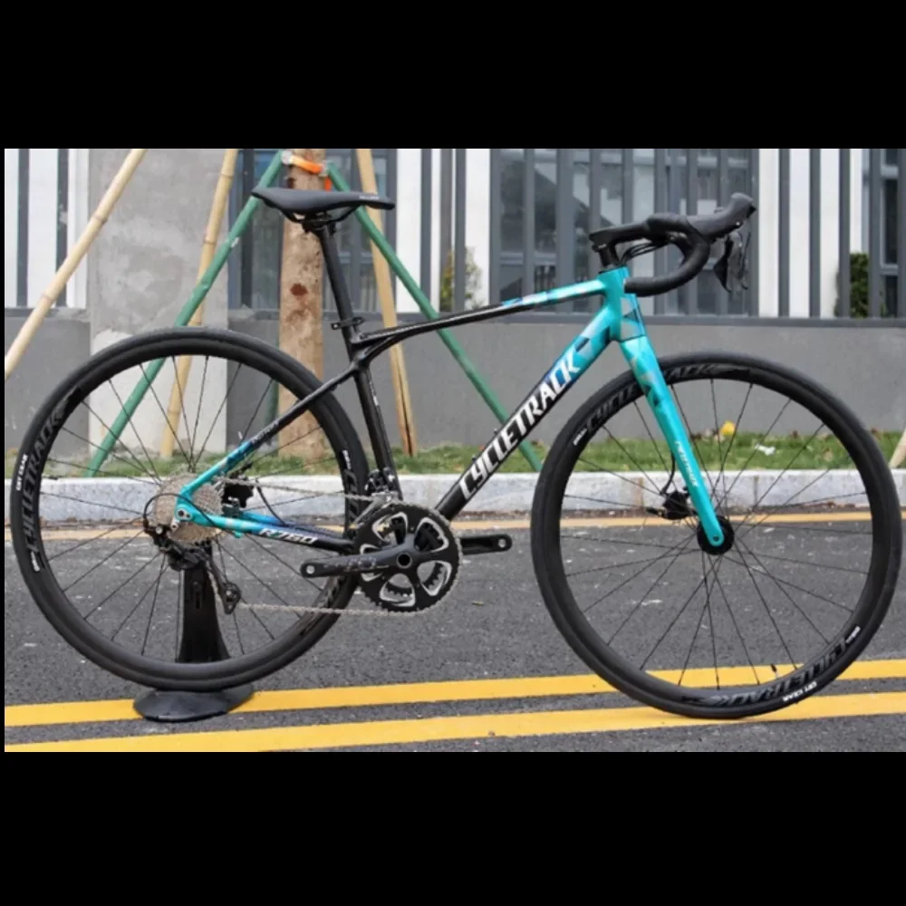 CK-R760 ultra-light aluminum road bike 22-speed line oil brake 105 kit, Carbon Fork, men and women racing cars