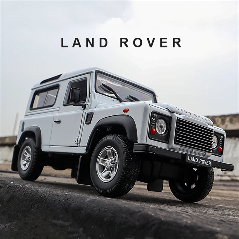 

Welly 1/24 Land Rover Defender Alloy Off-Road Vehicles Model Diecasts Metal Toy Car Model Simulation Collection Gifts