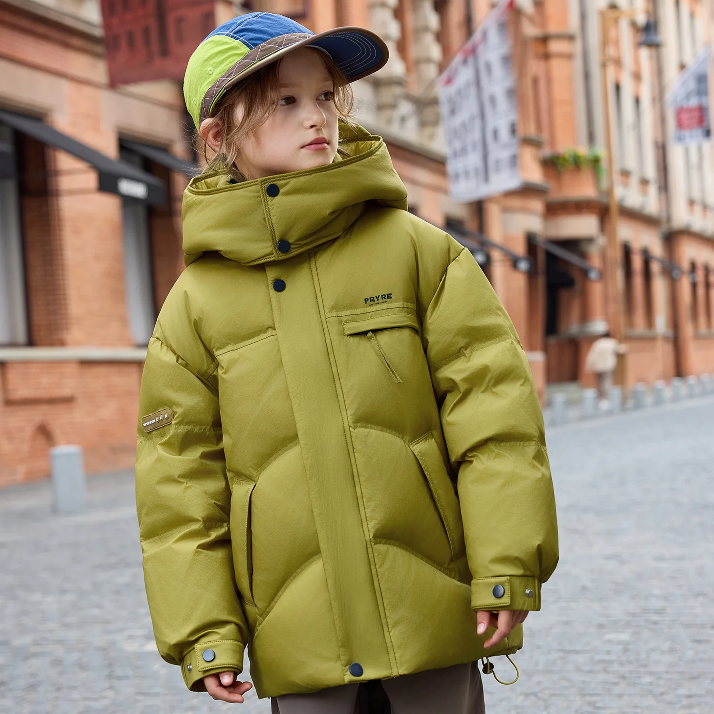 Winter 4-12Y Kids Boys Duck Down Jacket Solid Hooded Thicken Warm Children Boy Outerwear Coat Windproof Teens Boys Puffer Jacket