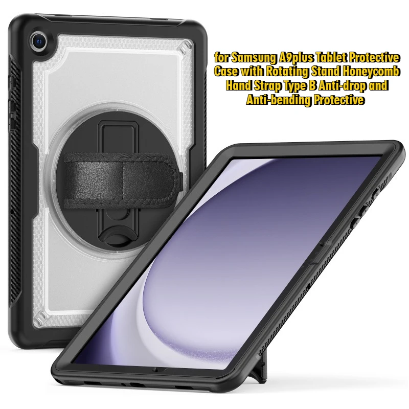 

A Protective Case with Anti-drop and Anti-bending Functions for The Samsung A9 Plus Tablet's Cellular Rotating Stand