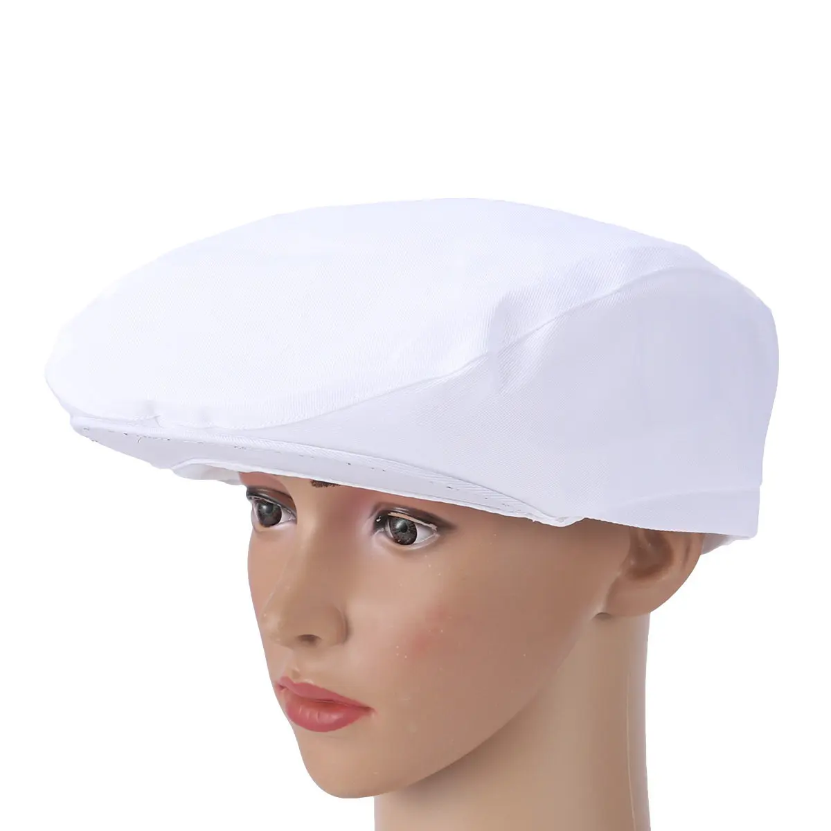 

Белая унисекс-шапка повара, дышащая, удобная, для женщин и мужчин, для кухни, барменов, официантов, для ресторанов, отелей, персонала по обслуживанию гостей, кепка для персонала по кейтерингу