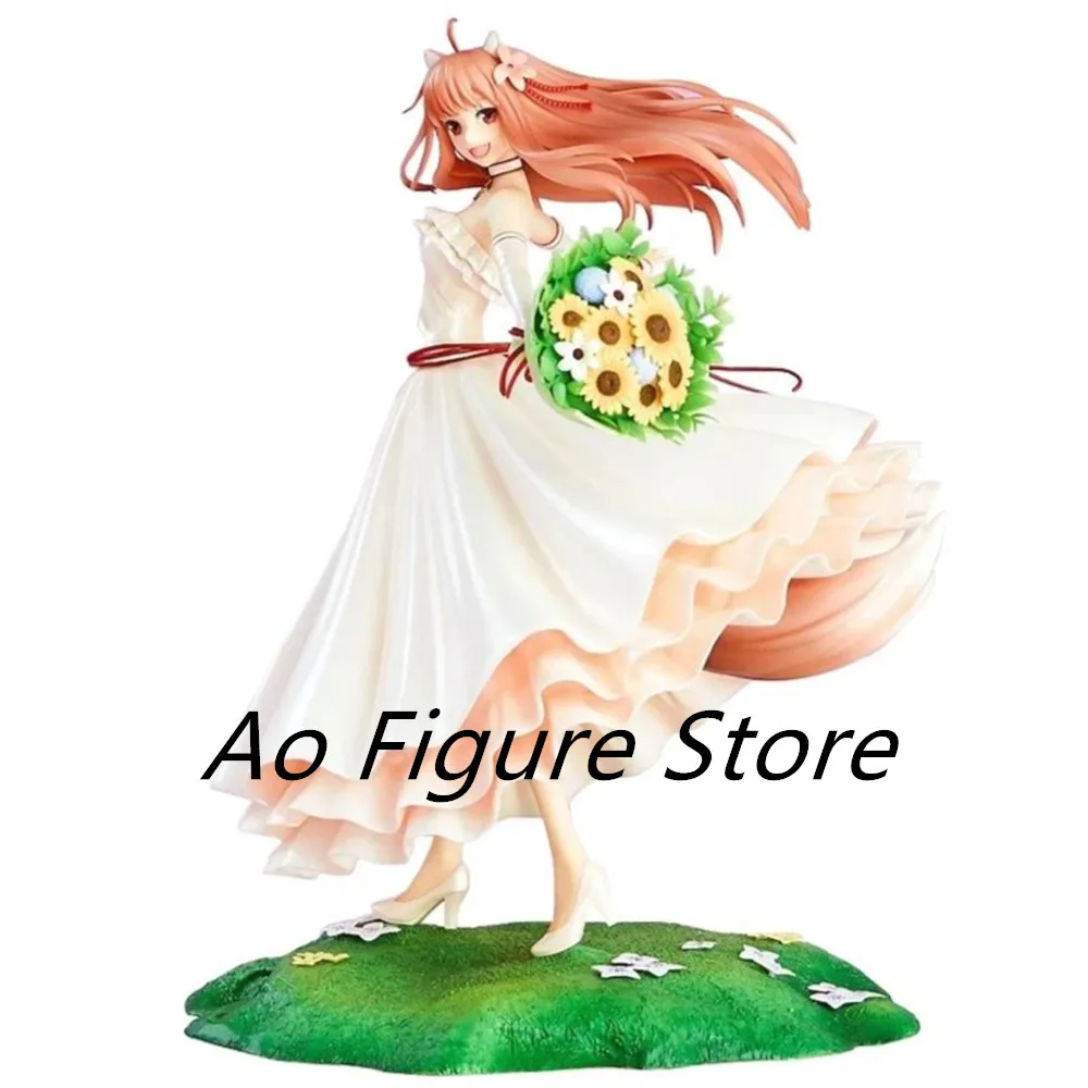 

1/8 Pre-Scale Collectible Model Toys Spice And Wolf Wedding Dress Holo Action Figure