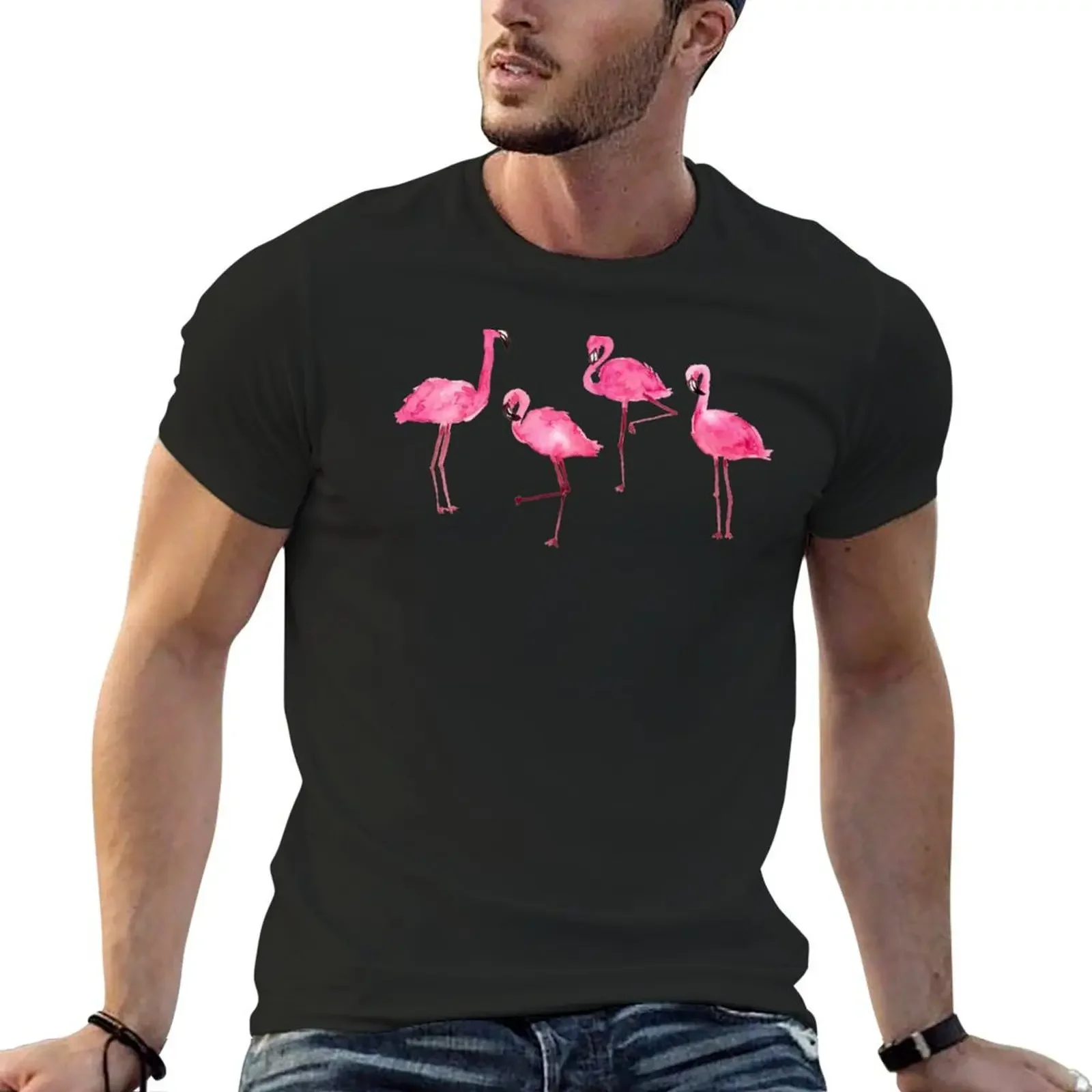 

pink flamingos T-Shirt shirts graphic tee for a boy rapper graphic tees mens t shirts pack