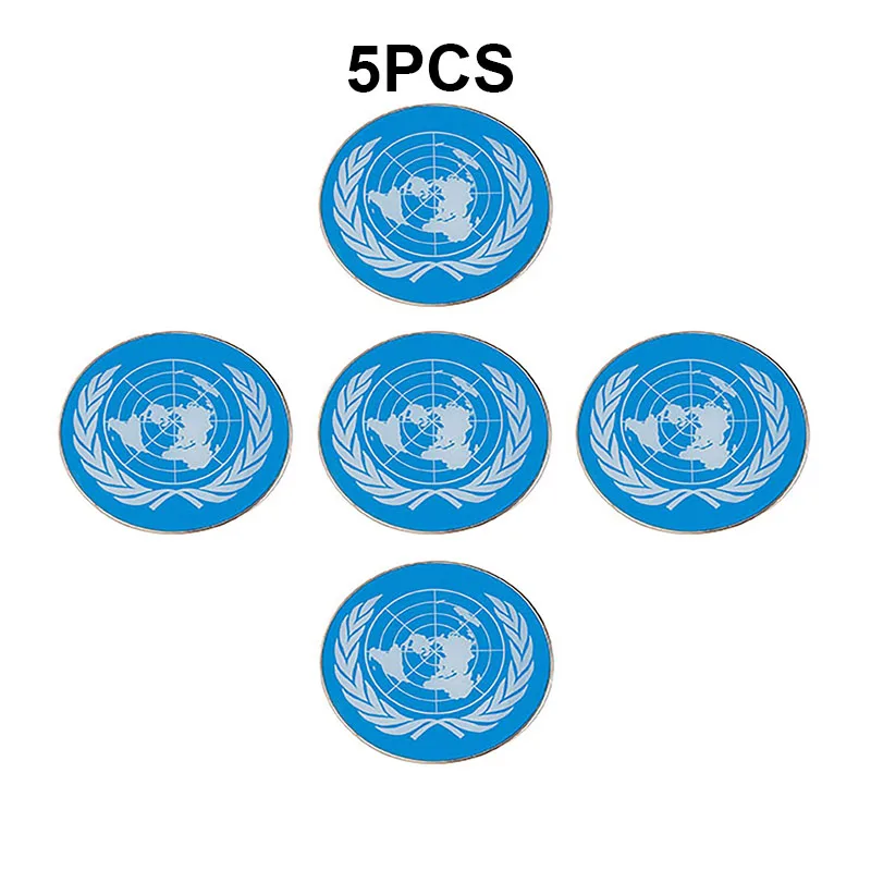 1-100pcs United Nation Lapel Pin Flag badge Brooch Pins Badges