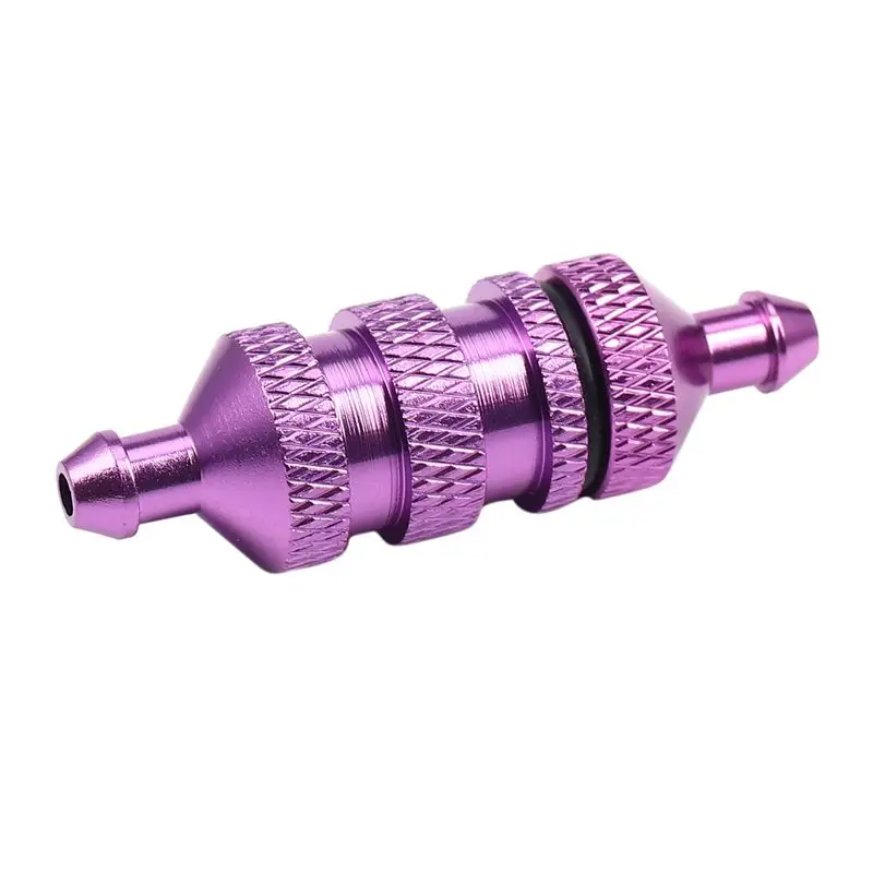 ABUM-10X 1/8 1/10 RC Model Car Spare Parts Fuel Filter Nitro For HSP 02156 94122 94188,Purple