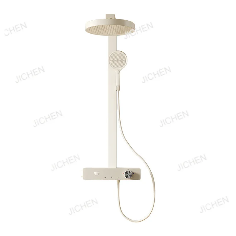 Dusche digitale Dusche Haushalt Badezimmer Badewanne Multifunktions-Wandplatzierung mit drei Geschwindigkeitsregelung