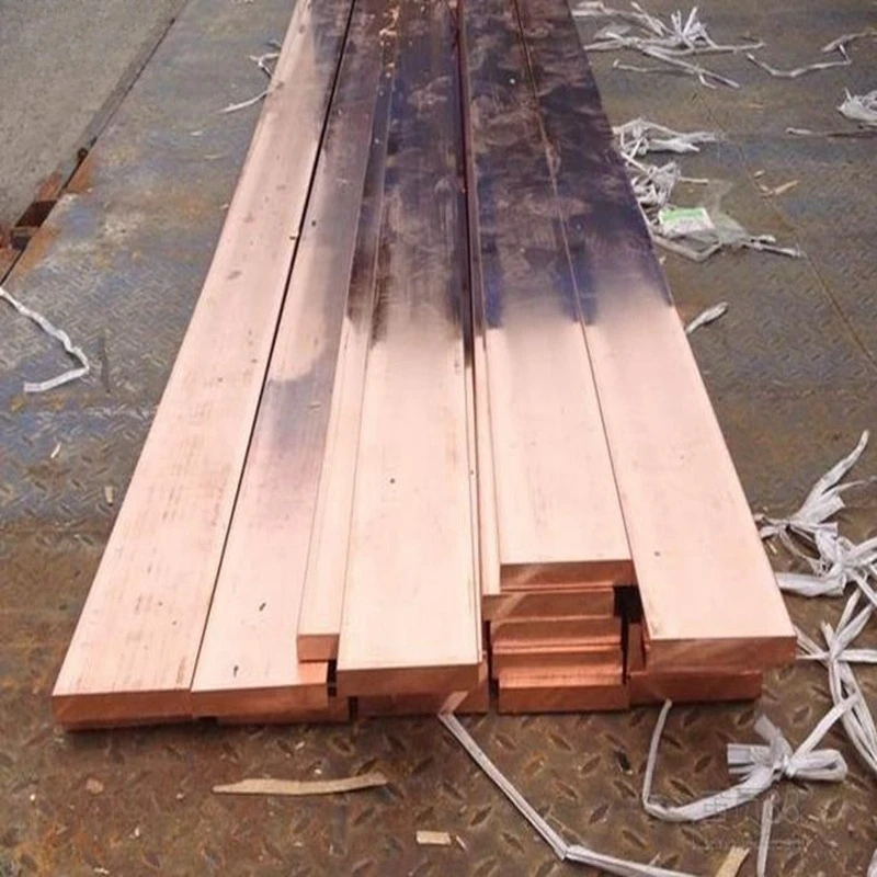 

8x20x200mm Red Copper Shaft Square Flat Bar DIY Model Maker Material