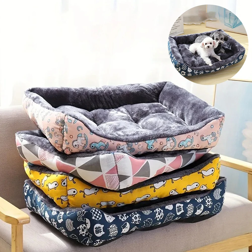 

Pet Dog Bed Sofa Mats Pet Products Chien Animals Accessories Dogs Basket Supplies Large Medium Small House Cat Bed dog kennel