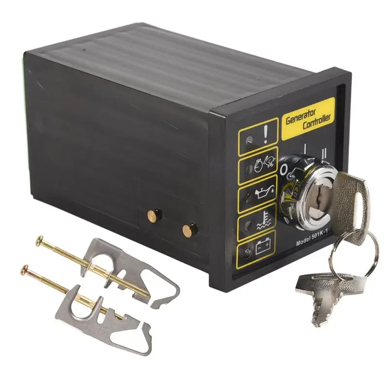 AT63-DSE501K Generator Controller Unit Replacement Manual Key Start Control Panel Module DSE 501 For Engine Parts