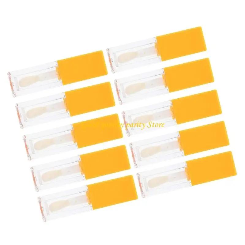 M4YA Tubos brillo labios vacíos Tubos bálsamo labial recargable Tubo labios portátiles Tubo labio Viajamiento