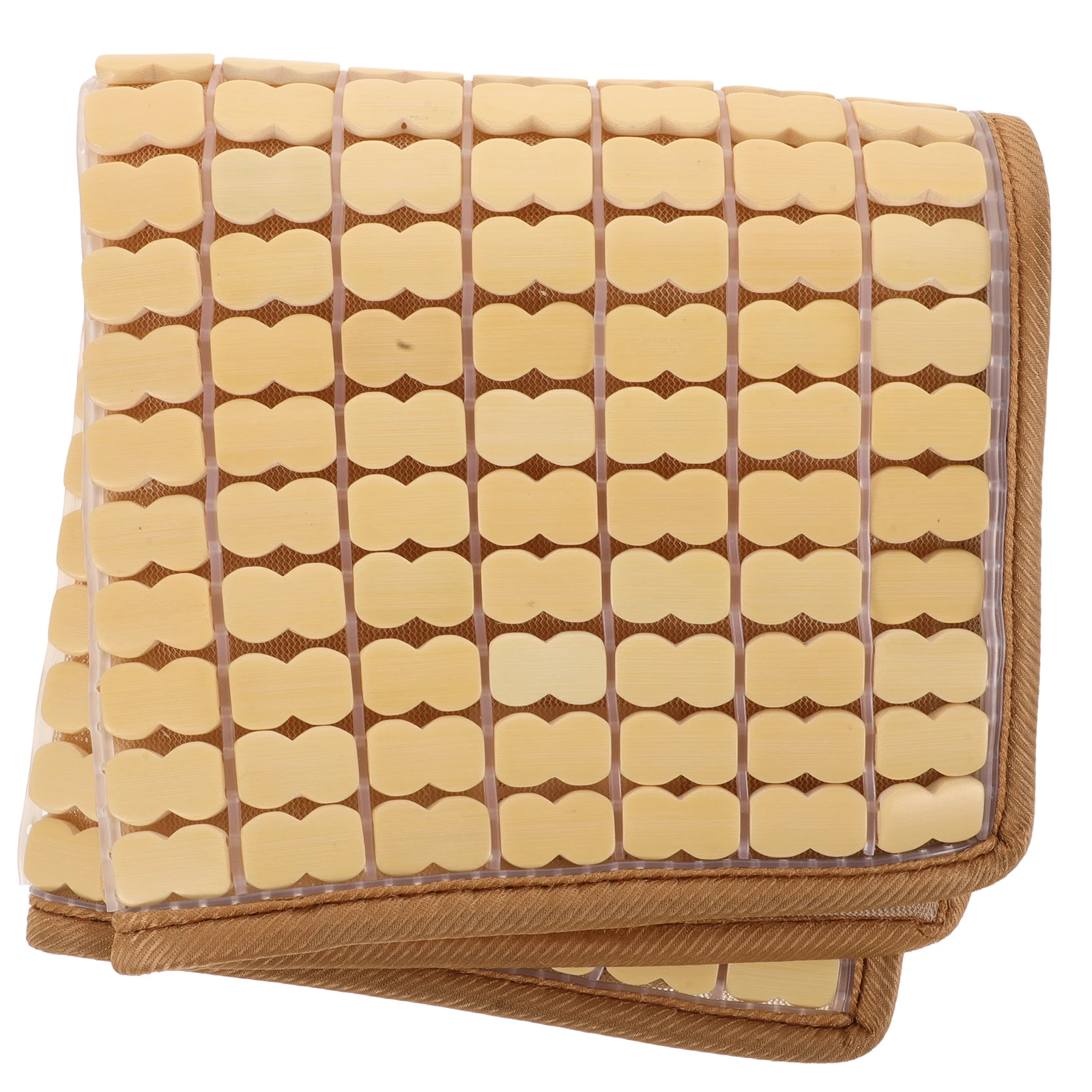 

Cooling Bamboo Car Cushion Ventilated Summer Pad Anti-Slip Office Chair Cushion For Truck Rv Beige Seat Cover Cooling Mat
