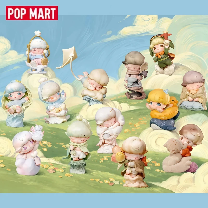 

Коллекционные фигурки POPMART DIMOO: Новая трендовая серия, ручная работа, сюрприз-бокс, украшение, подарок на день рождения, куклы