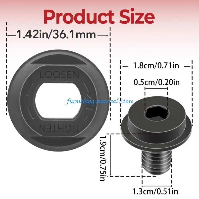 Y5GD Flange Washer & Bolt Set for DCS390 DC390B,DCS393 DCS391,DCS392,DC310 Tool