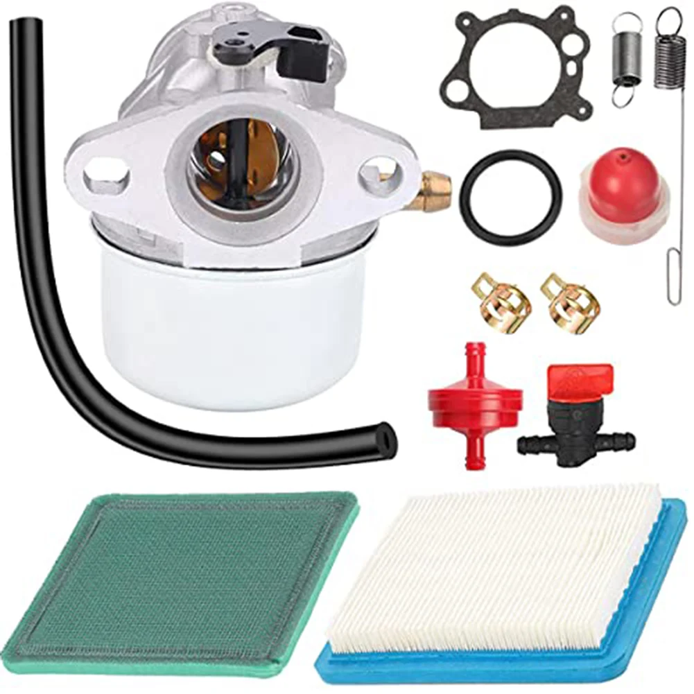 

Complete Carburetor Replacement Kit Replacement Kit Lawn Mower Carburetor Versatile Compatibility Fuel Hose Included