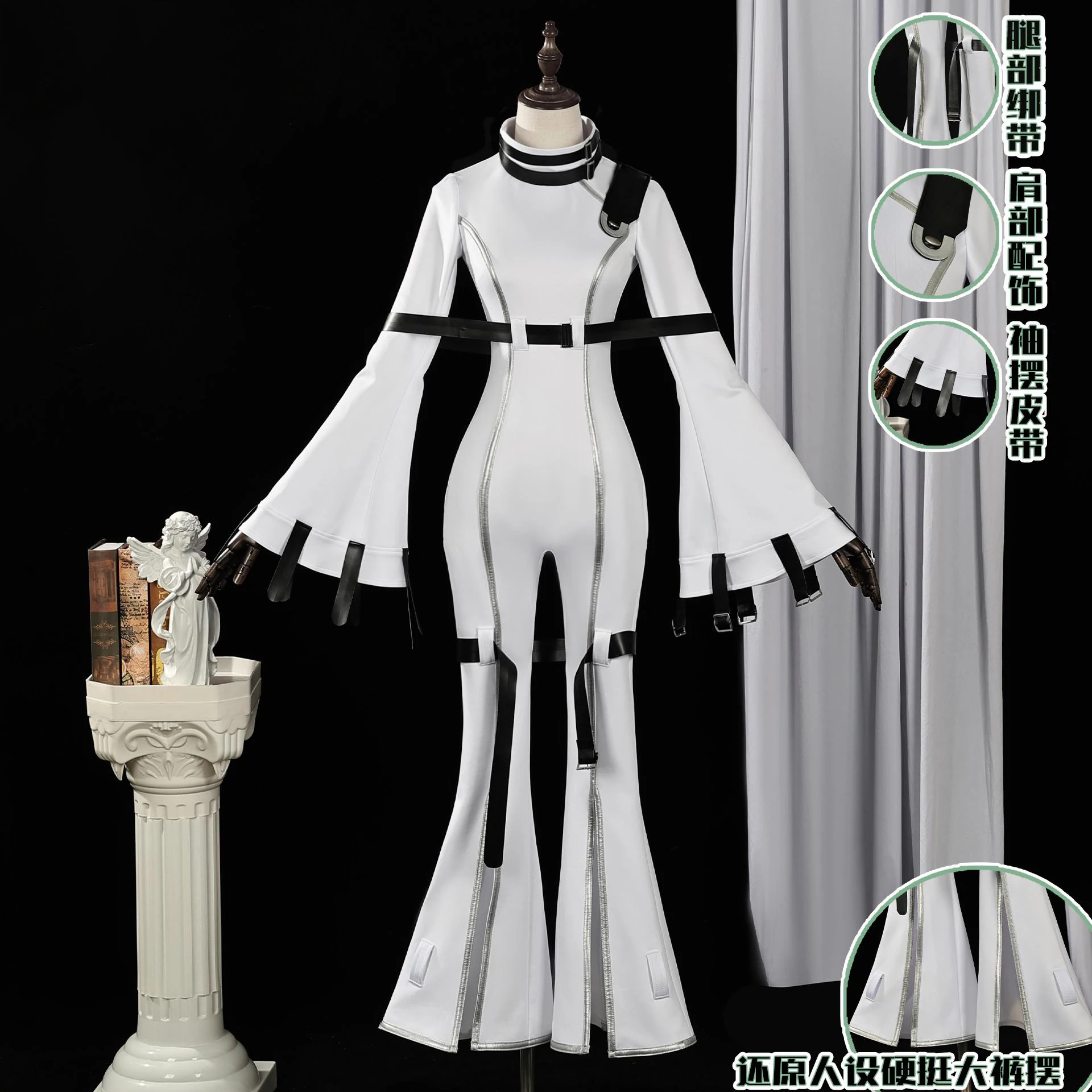 Anime Geass C.C. Cosplay Costume Lelouch White C.C.  Outfit Code CC Role Play Wig Shoes For Hallowmas Carnival Adult Women