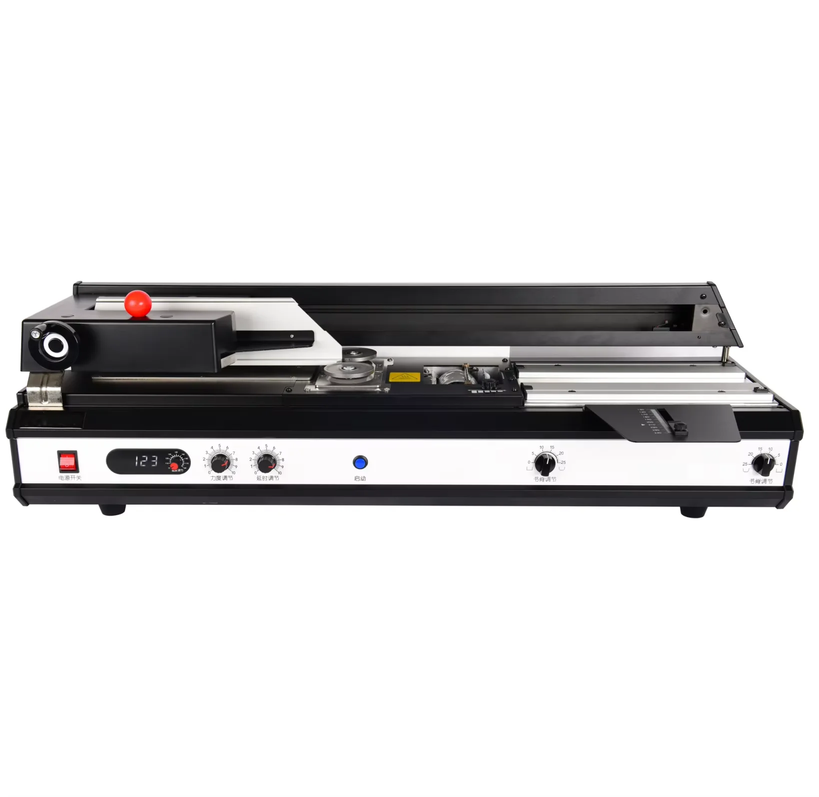 Manual Glue Book Binding Machine A4 Desktop Office 120 Books/Hour Capacity 320mm Max Binding Length
