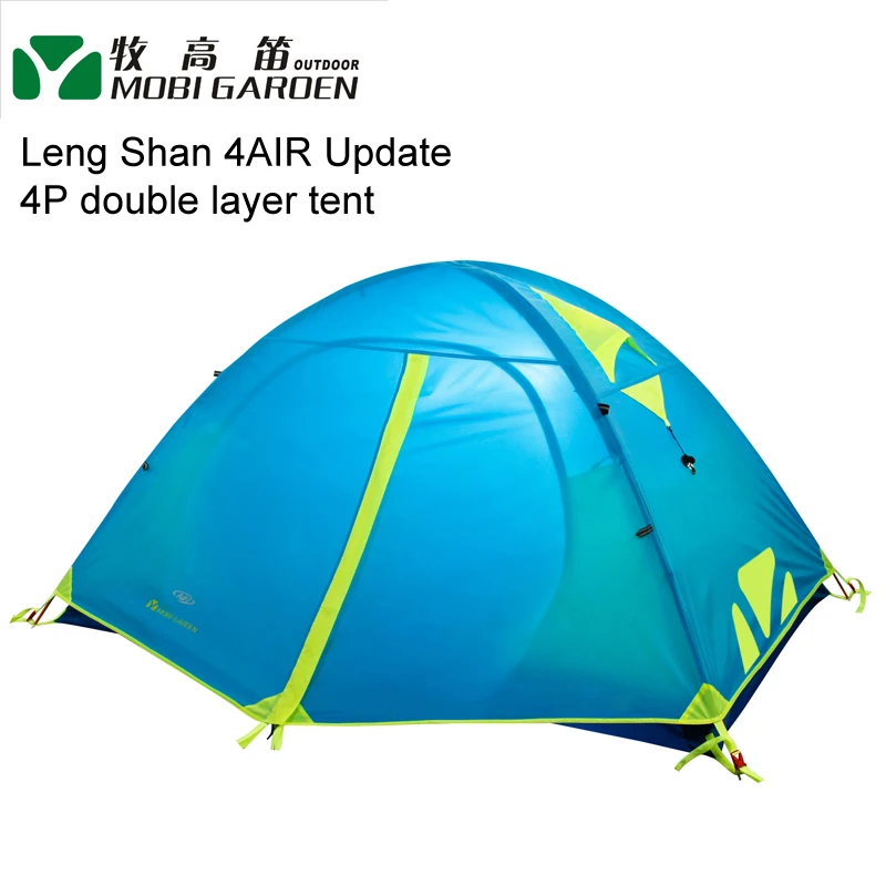 

Mobi Garden LengShan Air Update Series 4P 3-Season Double Layer Aluminum Pole Professional Breathable Outdoor Camping Tent