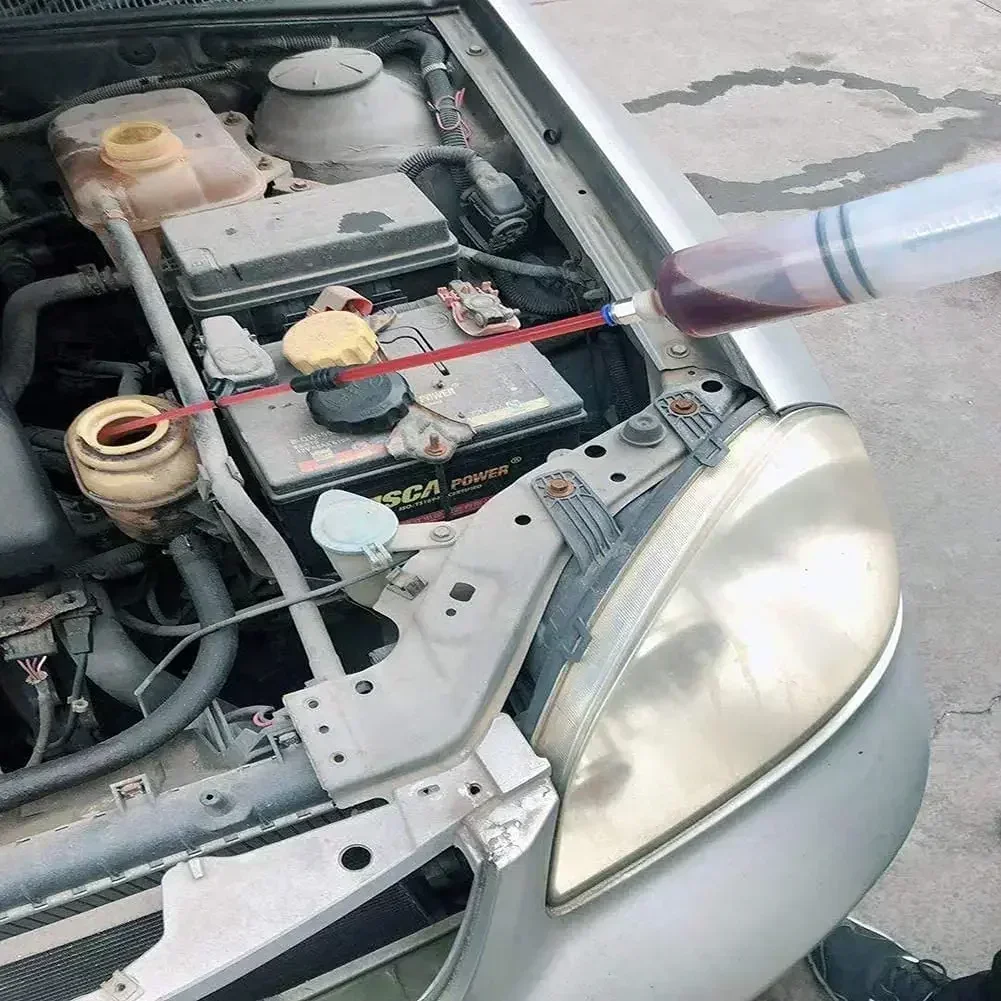 Araba yağ sıvı çıkarıcı sifon pompası fren hidroliği sıvı şırınga pompası otomatik manuel emme vakum yakıt transferi el pompalı dağıtıcı