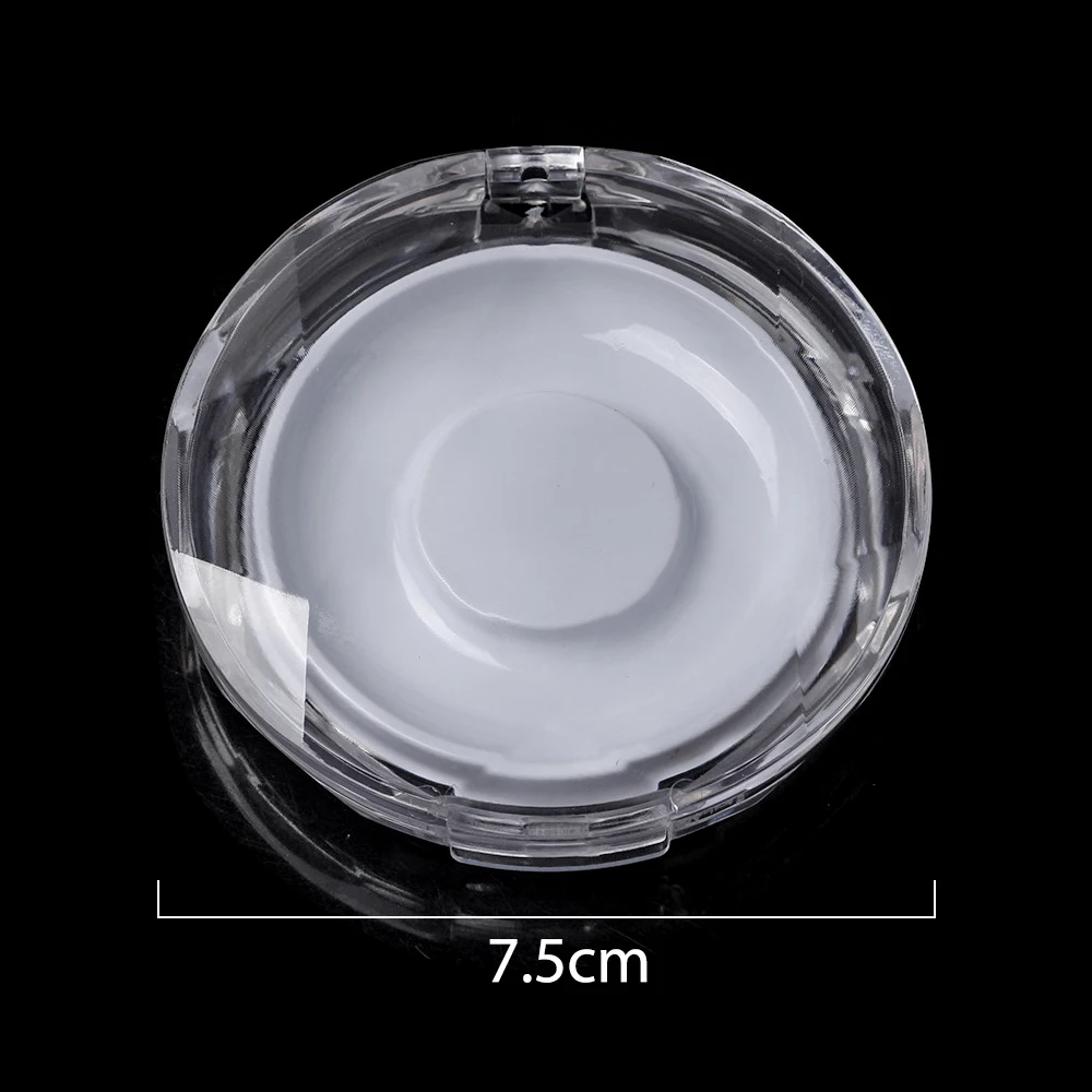 Round False Eyelashes Case Lashes Holder Makeup Empty Eyelash Packaging Box Container Organizer Plastic Eye lashes Box Beauty