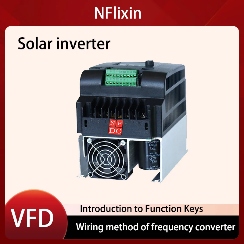 Solar inverter, energy-saving, 220v 2.2-11kw