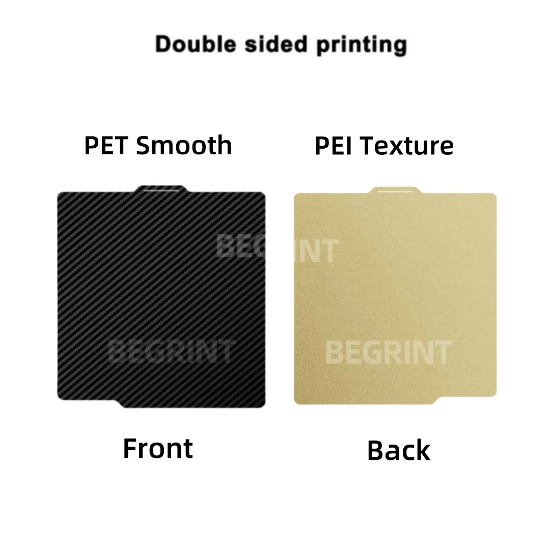 Bauplatte 257x257 Federstahlblech Peo H1H Pey Blatt A1 X1C P1S Bambulab Pei Bauplatte 3D-Drucker Bamboo Lab Plate
