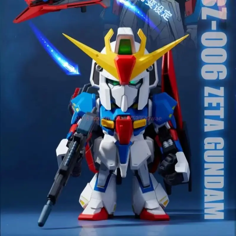 Originele Bandai QMSV Mini Z Gundam & Gundam Mk-II Serie Z Gundam Model Blind Box Speelgoed Collectible Trendy Mystery Box Geschenken