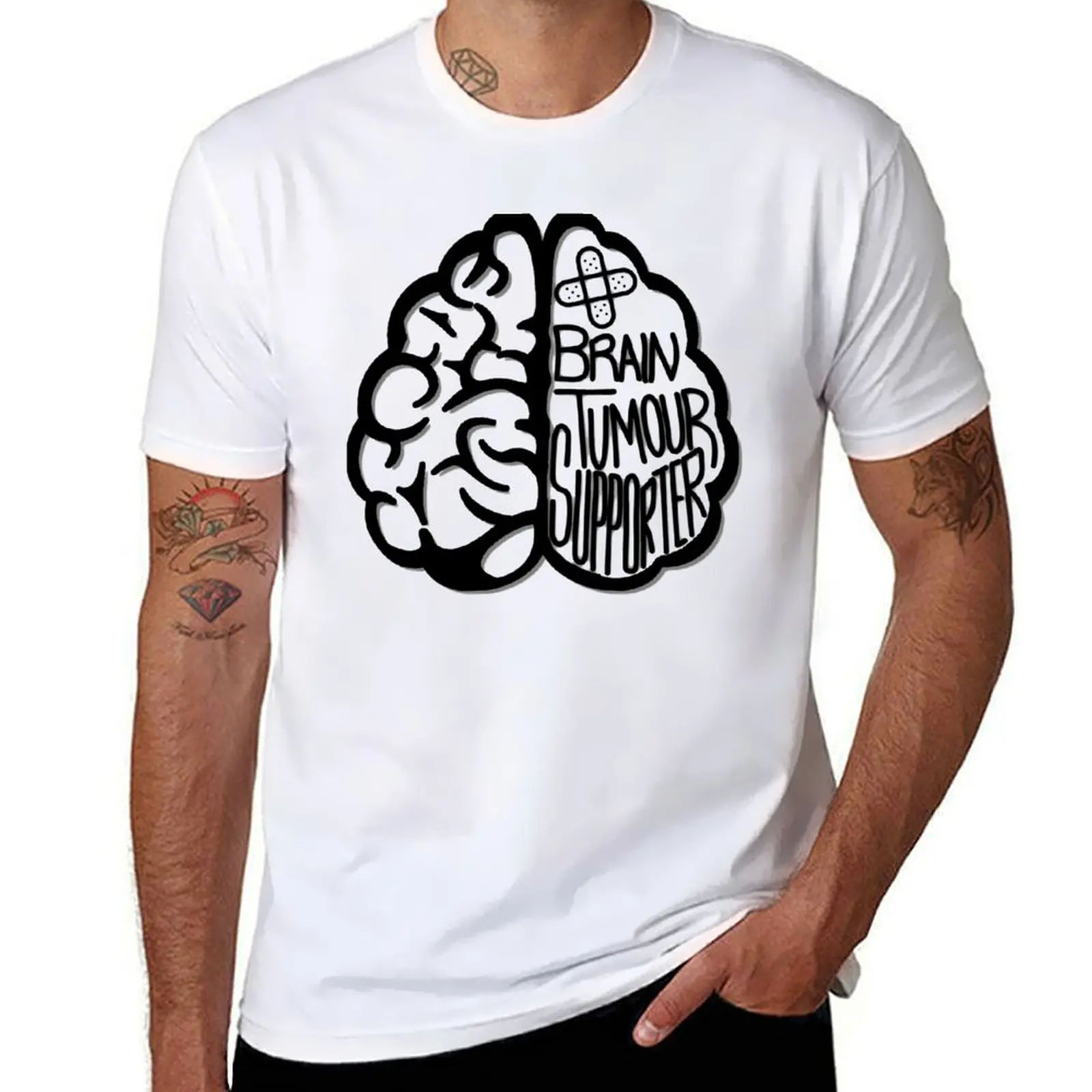 

Brain Tumour Supporter T-Shirt anime t shirts for man man t shirt graphic cotton t shirt man T-shirt