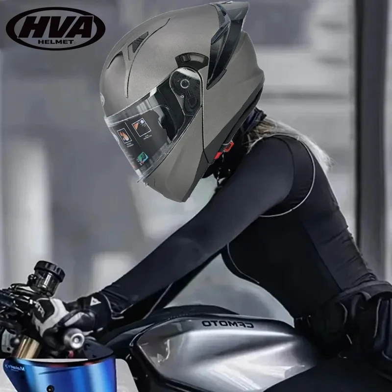 

2023 New DOT Appoved High Quality Double Lens Flip Up Helmet Abs Full Face motocross Motorcycle Racing Helmet Unisex