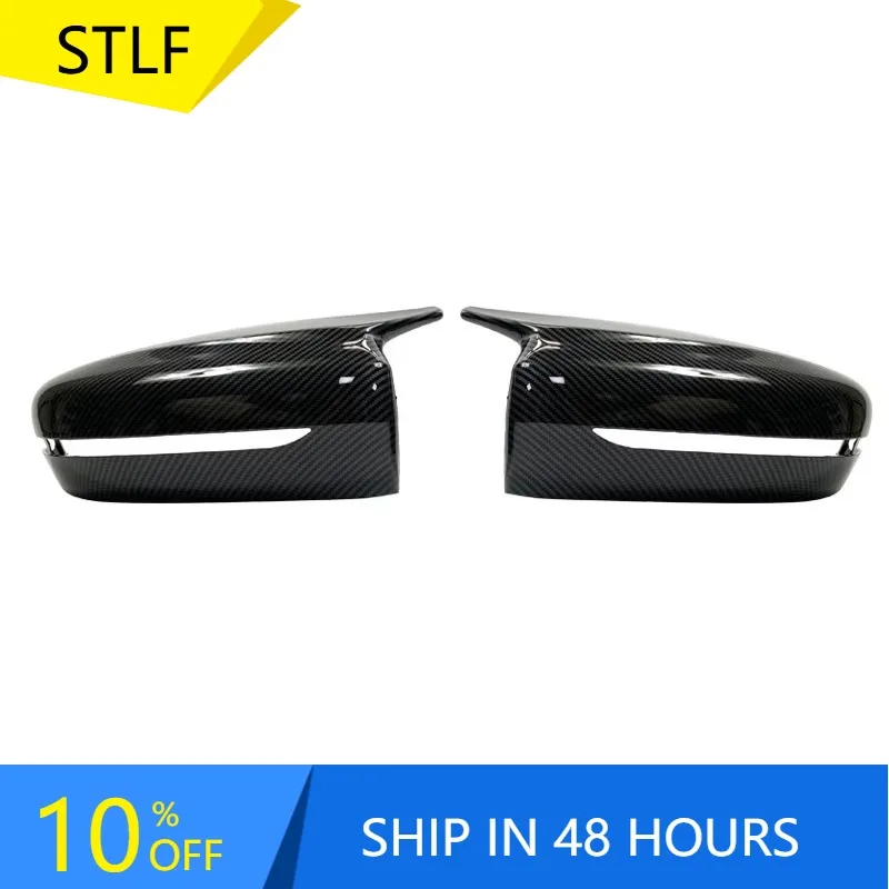 

Zuimi High-end Side Rear View Wing Mirror Covers Glossy Black Mirror Covers For G30 M5 F90 Plastic ABS Carbon Fiber Mirror C