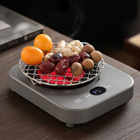 800W Electric Ceramic Stove Mini Water Boiler Fast Heating Tea Maker Electric Hot Plate Heater for Tea Brewing 220V