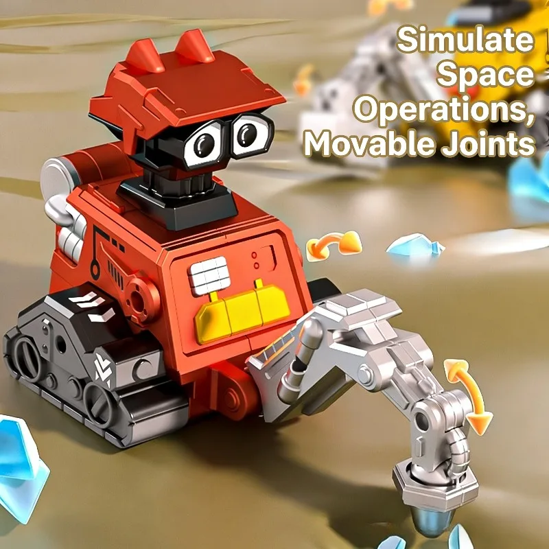 Baby Presse Engineering Auto Spielzeug Mini Bagger Roboter Spaß Trägheit Schiebe Auto Joint Mobile Eltern Kind Interaktive Puzzle Spielzeug