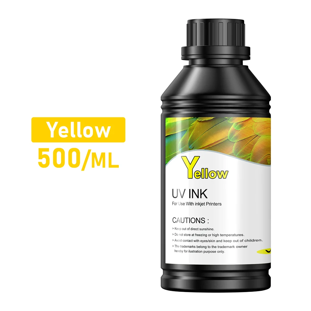 500ML LED UV ink For Epson L800 L805 L1800 R330 R1390 R2000 TX800 XP600 DX5 DX7 all UV Flatbed Printer Universal UV Curing Ink