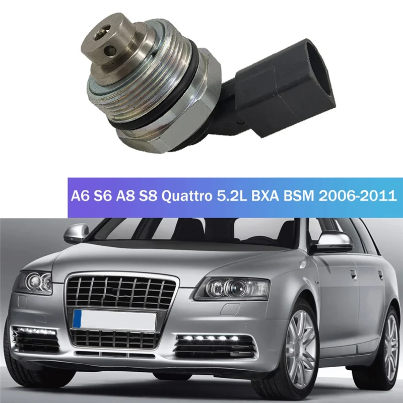 High Pressure Fuel Pump Converter for Audi A6 S6 A8 S8 Quattro 5.2L BXA BSM 2006-2011 07L127026A HFS853-105 07L127026AD