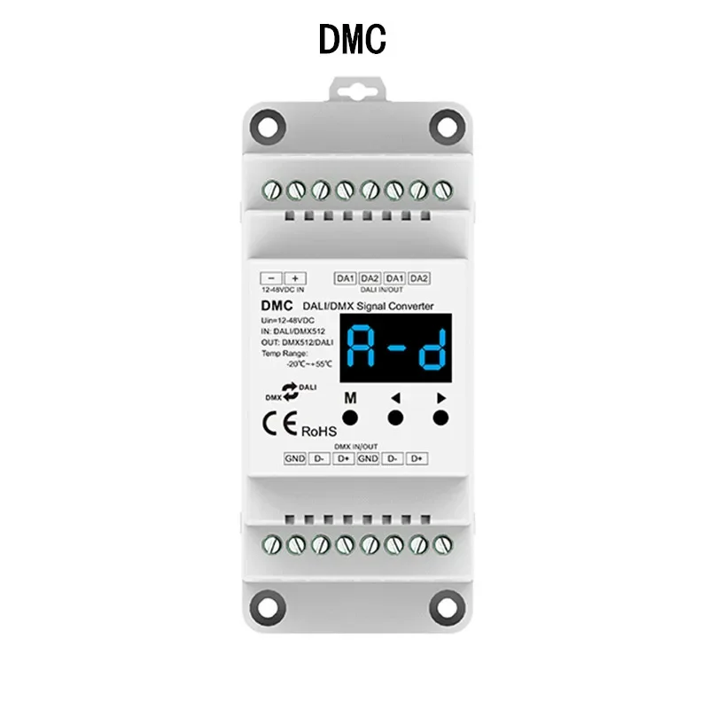 conversor de sinal para lampada led dmc 12v 48v dc 24v 36v dali dmx512 01