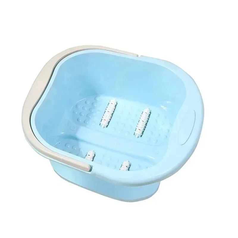 

Пластиковое ведро для замачивания ног. Большая ударная ножка. Утолщенная портативная бытовая роликовая ножка.