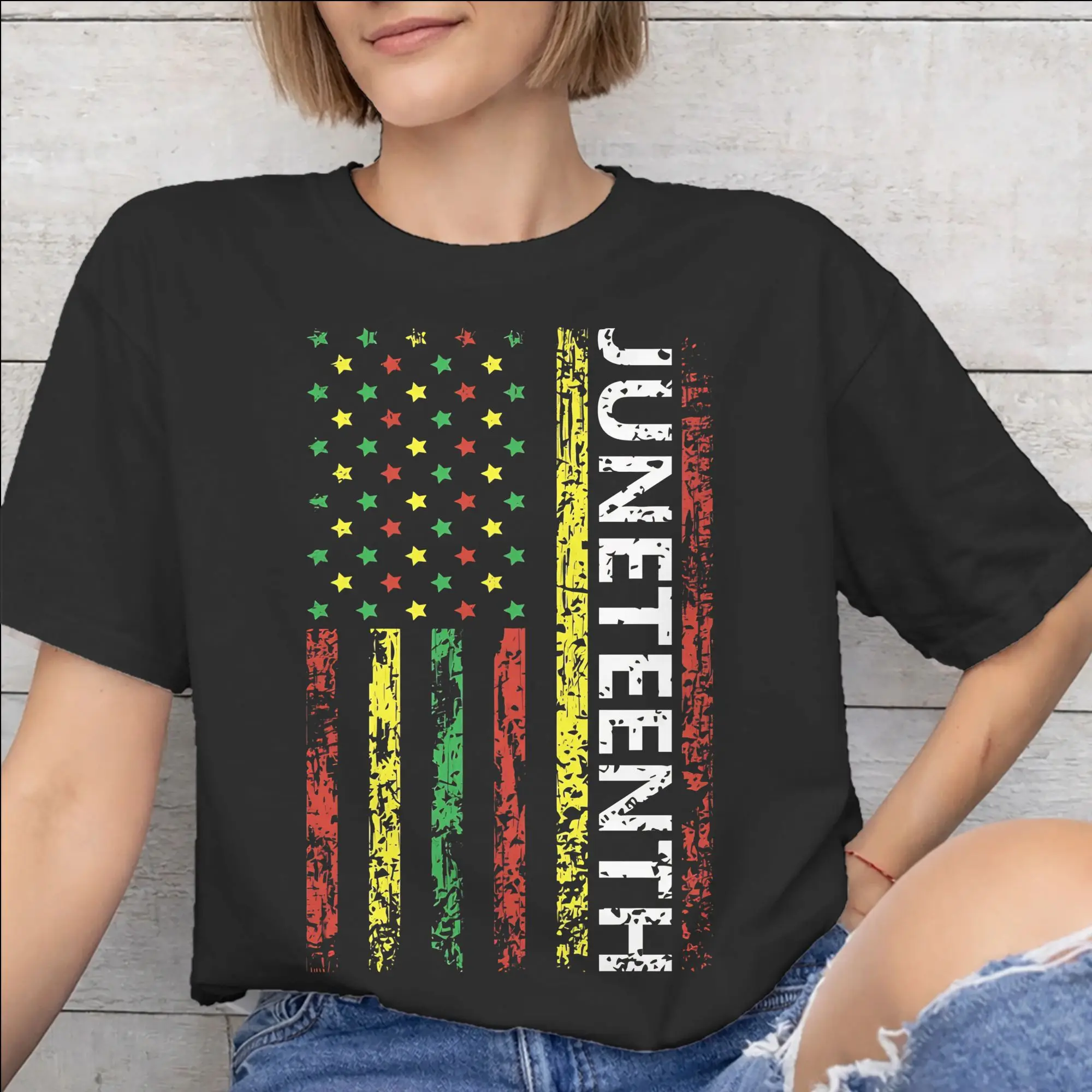 Juneteenth Day 1865 June 19th African American Pride Graphic T Shirt for Men Women  100% Cotton  Tee Shirt Clothes