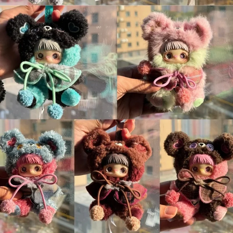 

New Maymei Tiny Bear Cookie Series Blind Box V9 Vinly Plush Mystery Dolls Surprise Bag KeyChain Christmas Toys Decoration Gifts