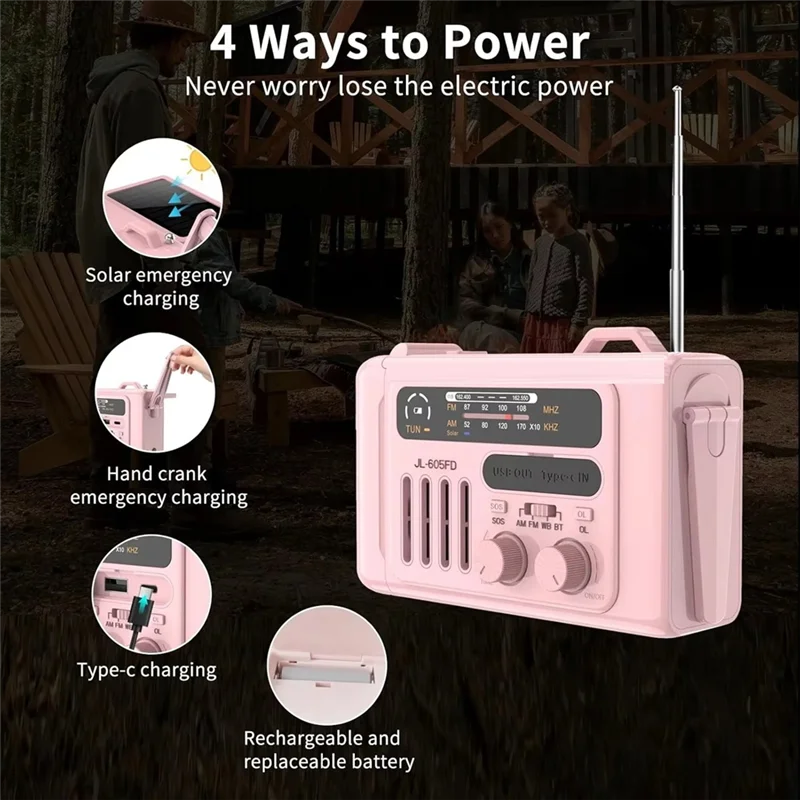 

B03B-Bluetooth Speakers Speakers With Phone Charger Speakers With LED Flashlight And Reading Lamp