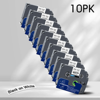 5/10PK Laminated Tape Compatible Brother TZE Tape tze231 tze131 tze631 tze-231 12mm Label Tape for Brother P-Touch PTH110 D450