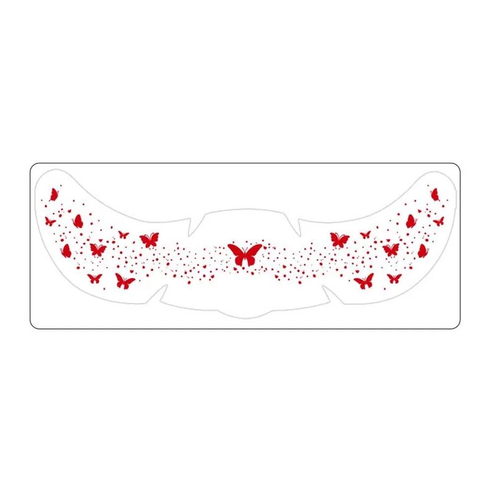 

Waterproof Freckles Blush Tattoo Stickers Valentine's Day Love Heart Butterfly Glitter Face Temporary Tattoo Disposable
