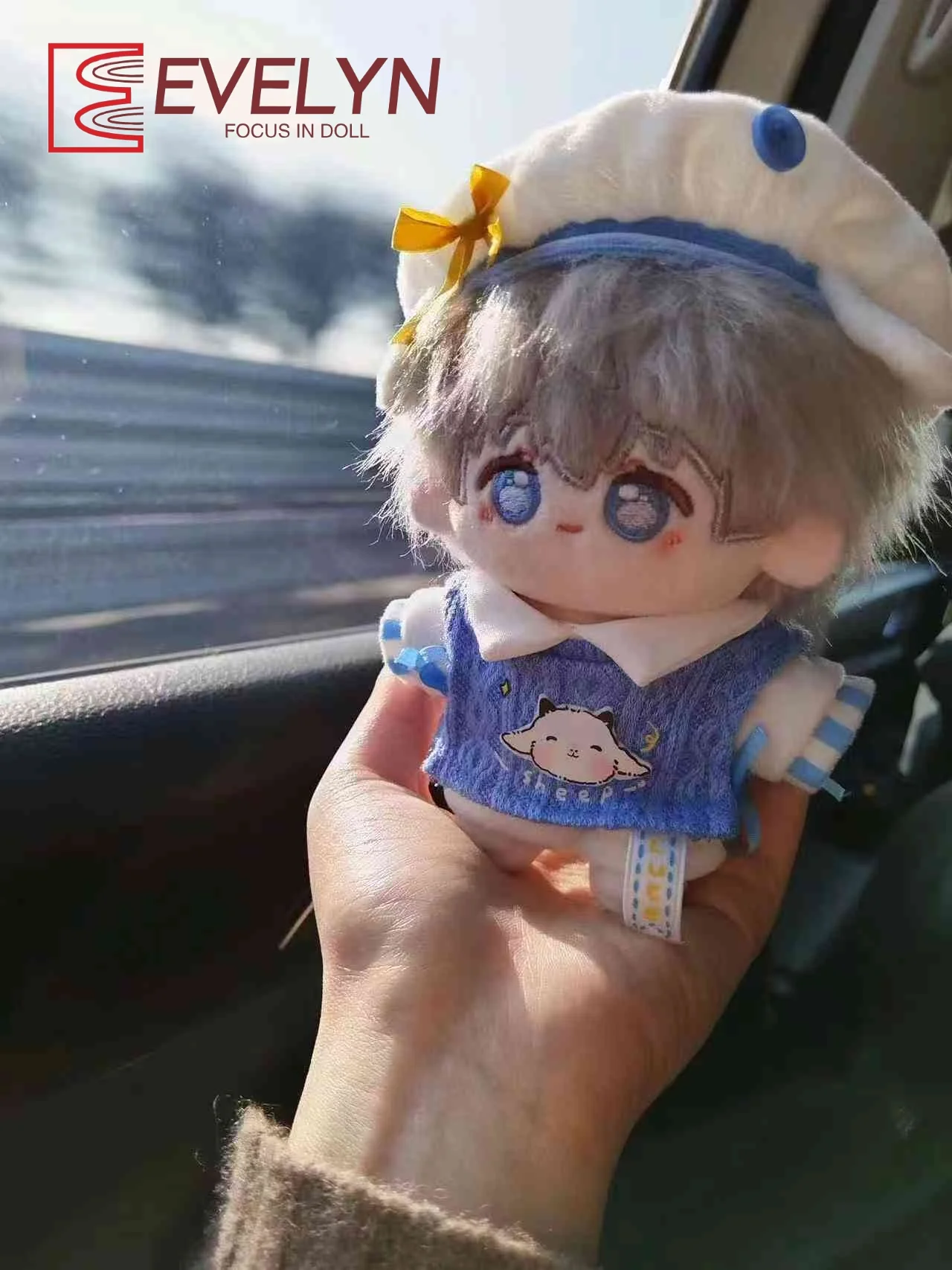 Evelyn Puppe Kleidung Outfit Zubehör Für 10CM Spiel Liebe und Deepspace Idol Puppen Baumwolle Puppe Kleidung Hut set Kleidung