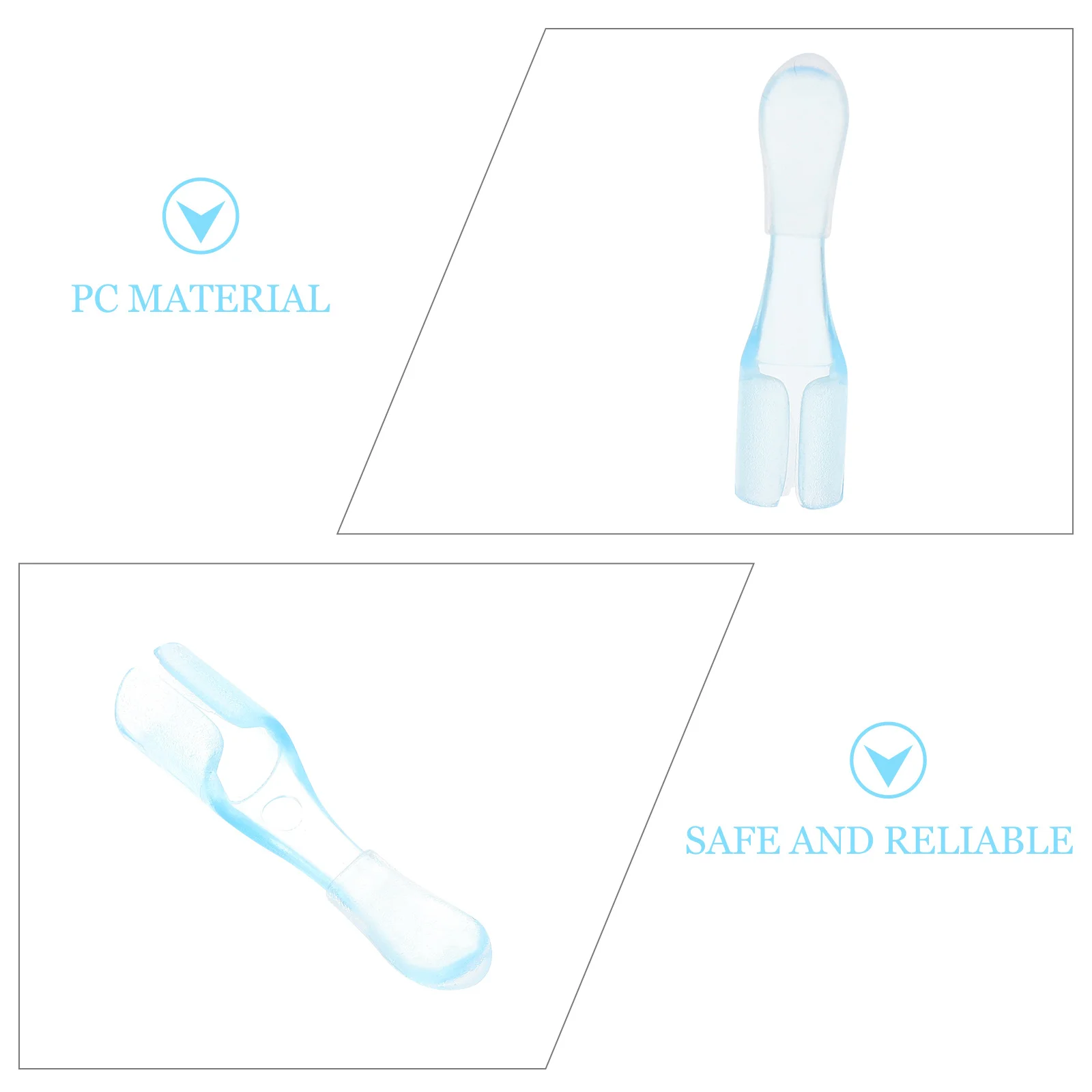 

4Pcs Visible Ear Wax Remover Accessories Flexible Ear Spoons Pc Earpicks Blue Storage Box Earwax Remover Accessory