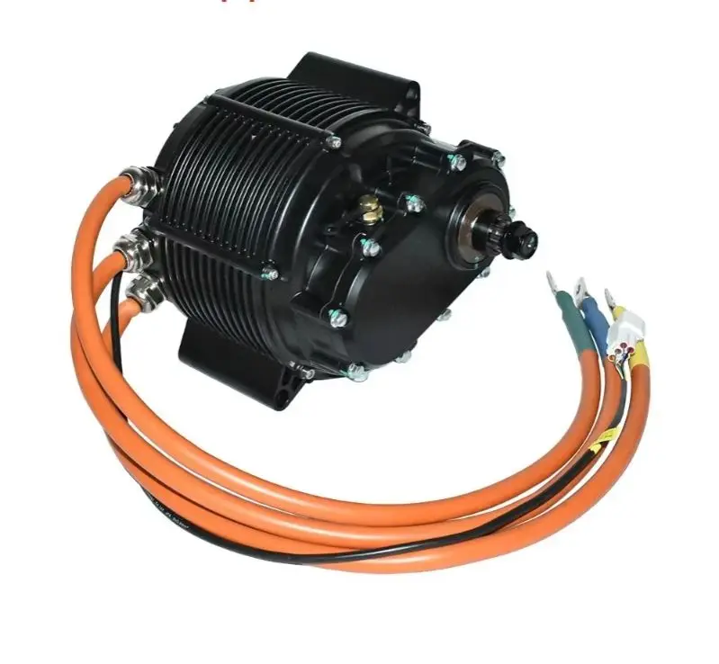 Quanshun Central 7500W 1:2.37 Reducer Spline Shaft QS165 50H Electric Friction Middle Drive Motor